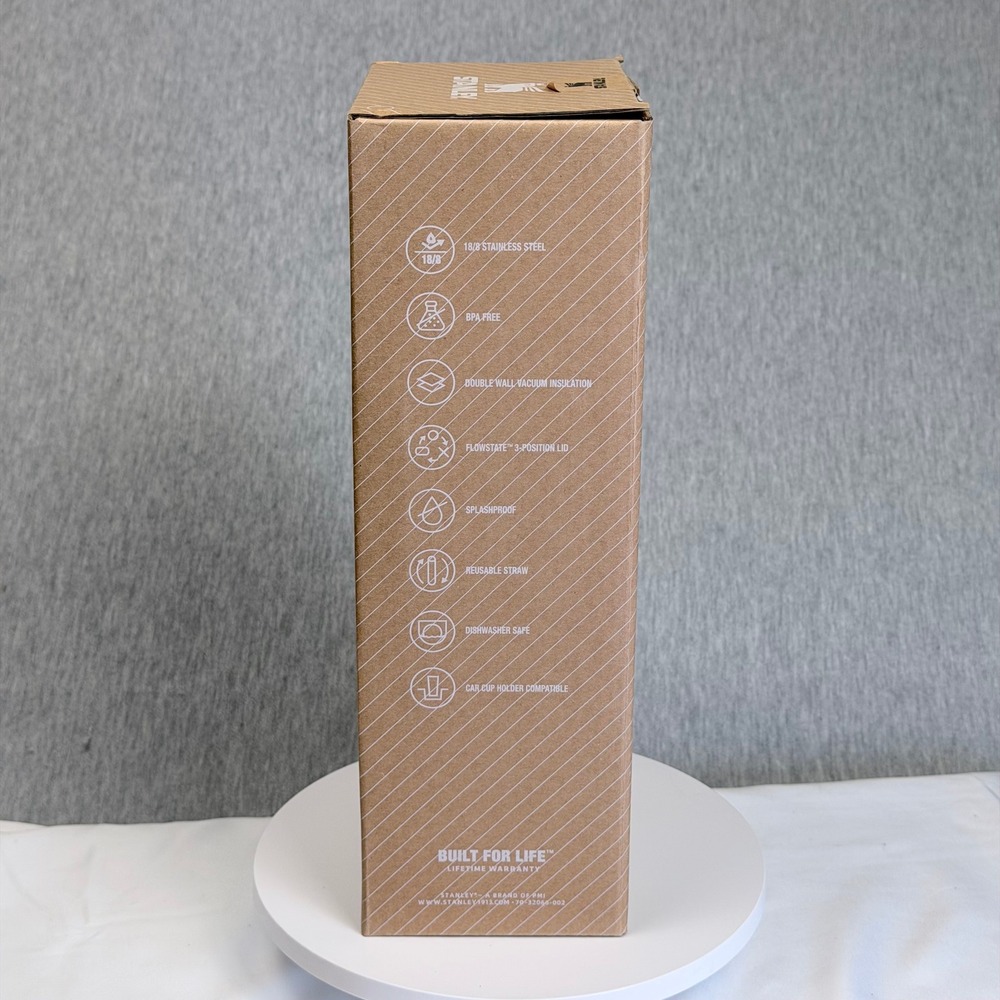 Stanley The Quencher H2.0 FlowState Tumbler 40oz Stainless Steel Blue NIB 954 - Picture 5 of 6